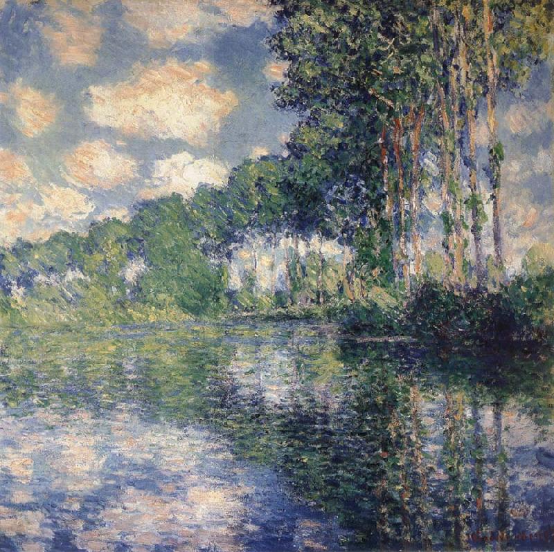 Claude Monet Poplars on the Banks of the Rive Epte oil painting image